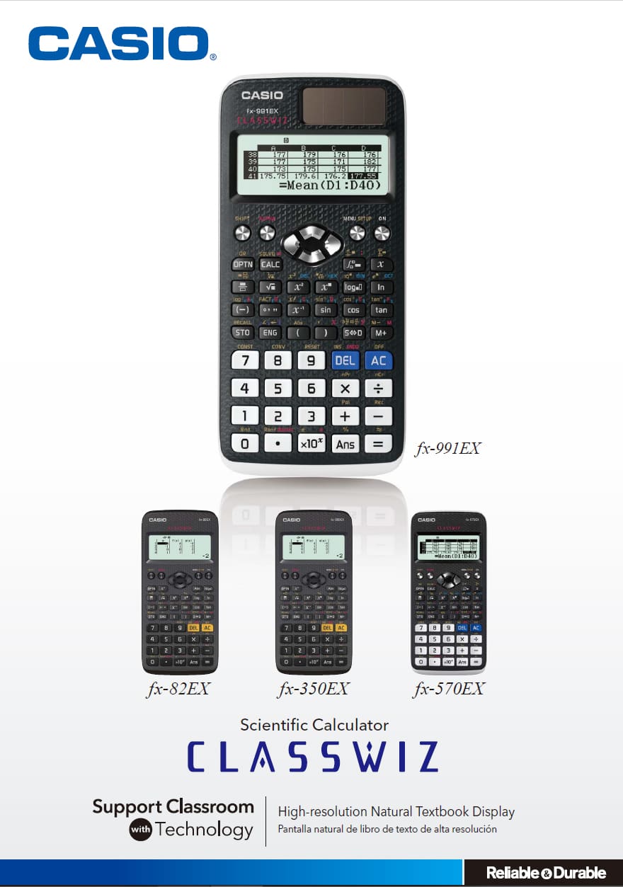 Scientific Calculator, ClassWiz EX