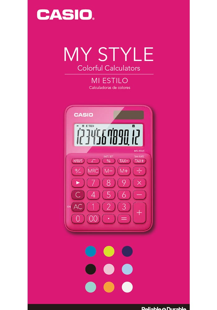 Colorful Calculators