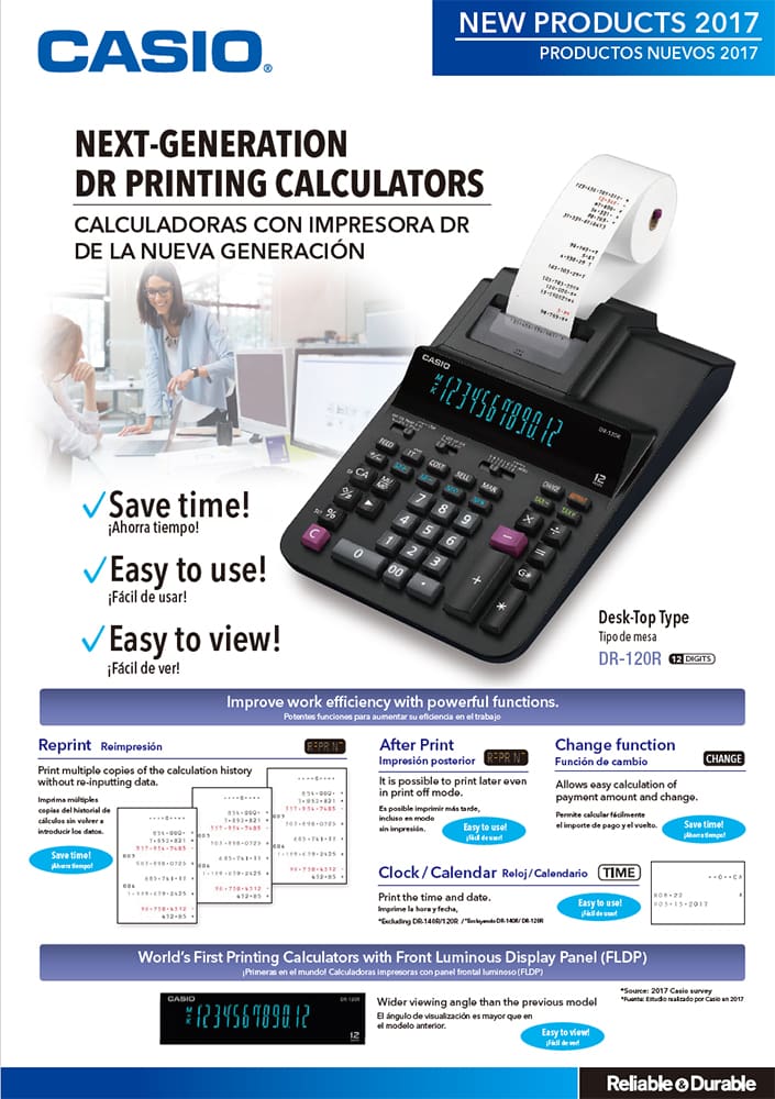 DR Printing Calculators Catalog