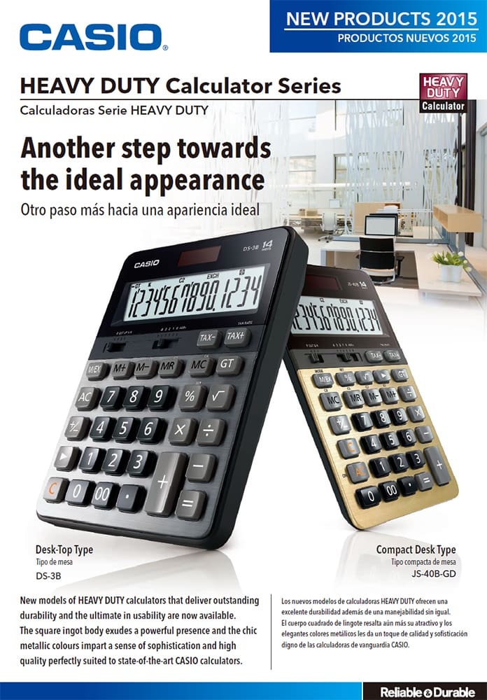 Heavy Duty Calculator Series Catalog