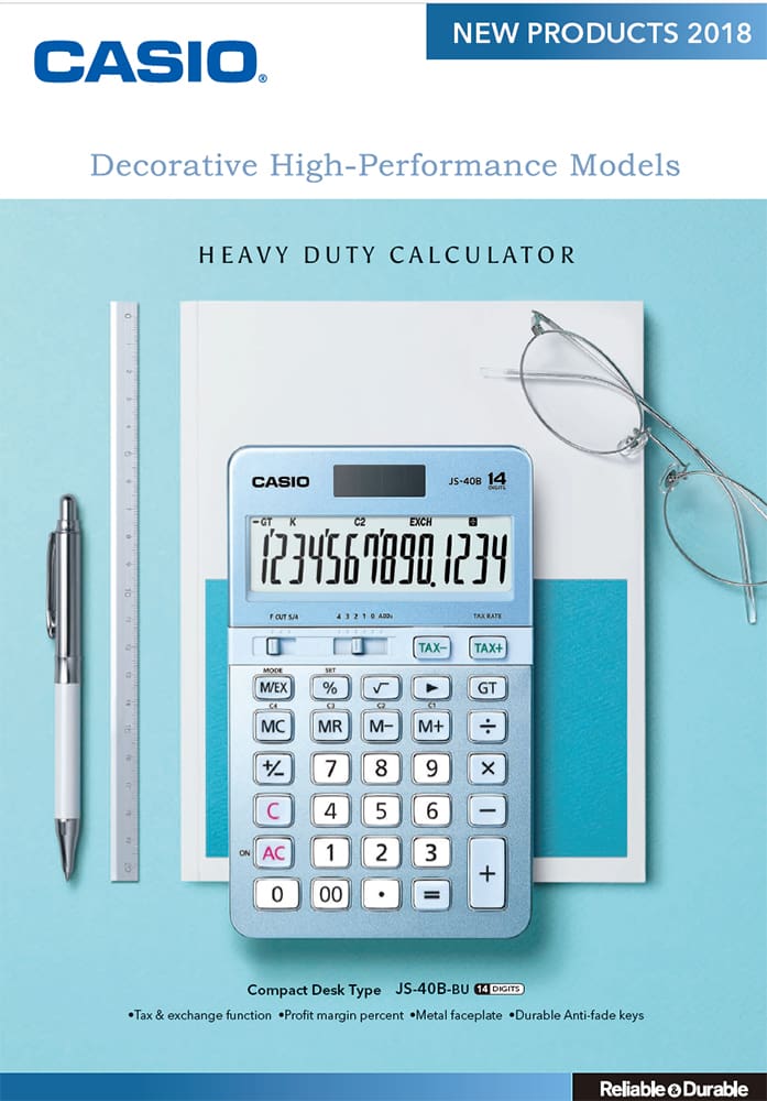 Heavy Duty Calculator Series (JS-40B-BU) Catalog
