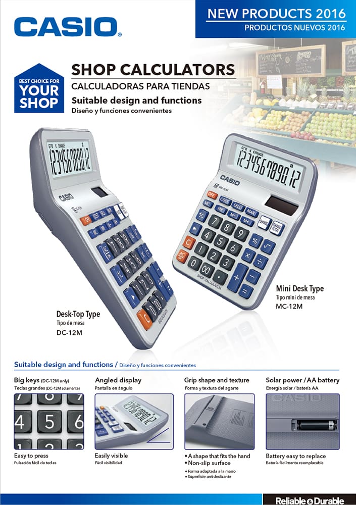 Shop Calculators Catalog