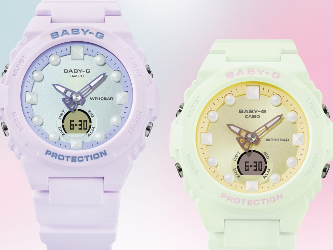A brilliant face that glows in pastel colours